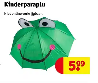 Kruidvat Kinderparaplu aanbieding