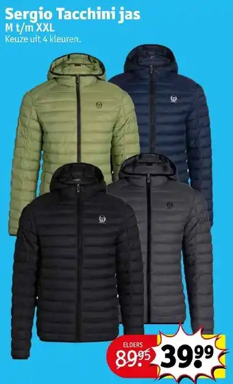 Kruidvat Sergio tacchini jas aanbieding