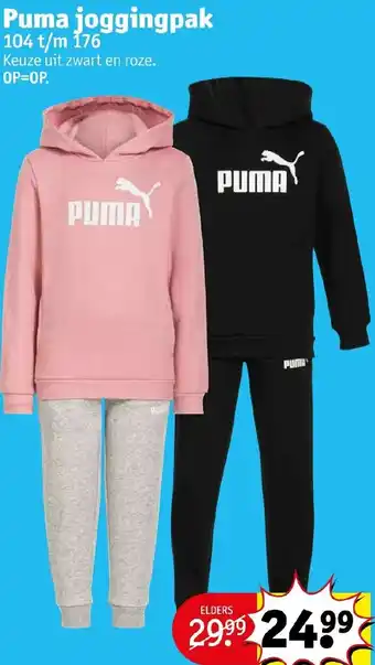 Puma joggingpak aanbieding bij Kruidvat