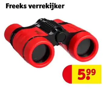 Kruidvat Freeks verrekijker aanbieding