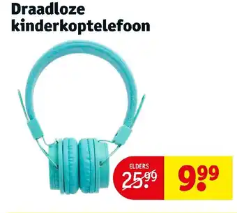 Kruidvat Draadloze kinderkoptelefoon aanbieding