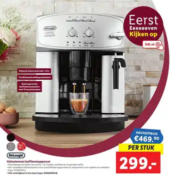 Lidl Volautomaat koffiezetapparaat aanbieding