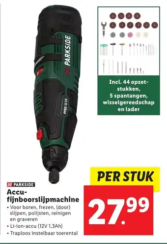 Lidl Accu-fijnboorslijpmachine aanbieding