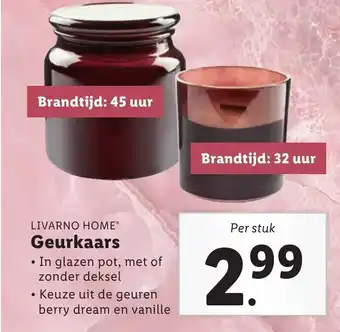 Lidl Geurkaars aanbieding