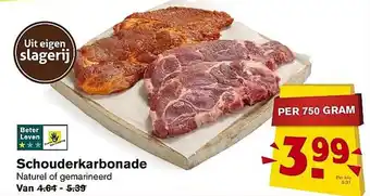 Hoogvliet Schouderkarbonade aanbieding