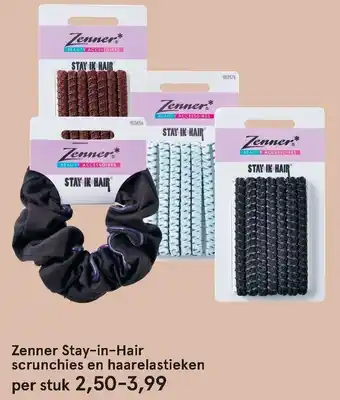 Etos Zenner Stay-in-hair Scrunchies en haarelastieken aanbieding