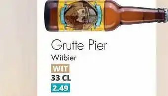 Mitra Grutte Pier Witbier aanbieding