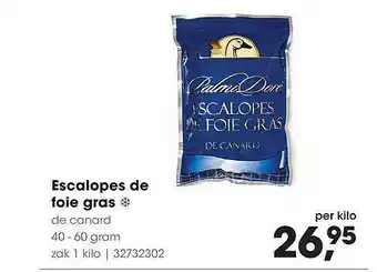 HANOS Escalopes De Foie Gras aanbieding