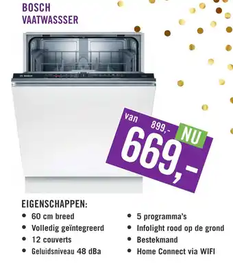 Keukendepot Bosch vaatwasser aanbieding