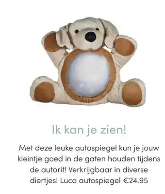 Baby & Tiener Luca autospiegel aanbieding