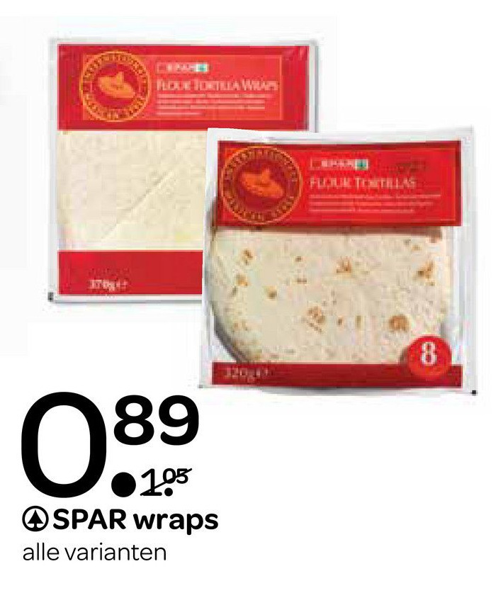 SPAR wraps aanbieding bij Spar