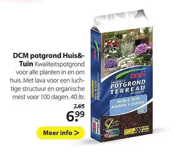 Boerenbond DCM Potgrond Huis&Tuin aanbieding