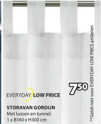 Jysk Storavan Gordijn aanbieding