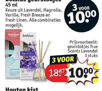 Kruidvat Bolsius Geurstokjes aanbieding