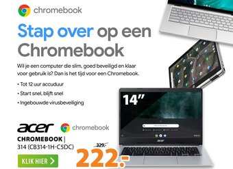 Expert Acer chromebook aanbieding