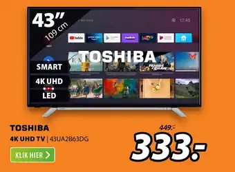 Expert Toshiba 4k uhd tv aanbieding