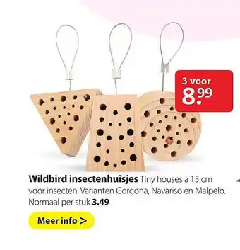 Boerenbond Wildbird Insectenhuisjes aanbieding