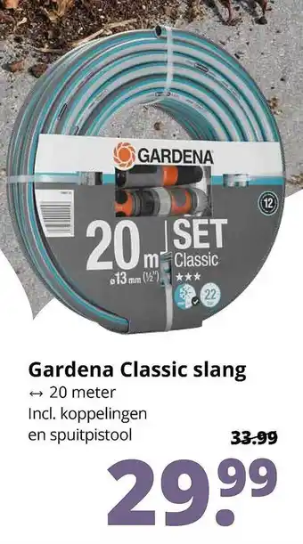 GroenRijk Gardena Classic Slang 20 Meter aanbieding