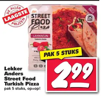 Nettorama Lekker Anders Street Food Turkish Pizza aanbieding