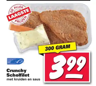 Nettorama Crunchy Scholfilet 300g aanbieding