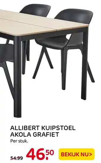 Praxis Allibert kuipstoel akola grafiet aanbieding