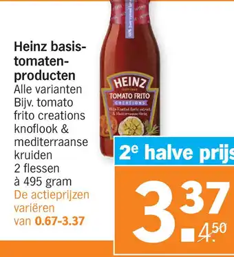 Albert Heijn Heinz basis- tomaten- producten aanbieding