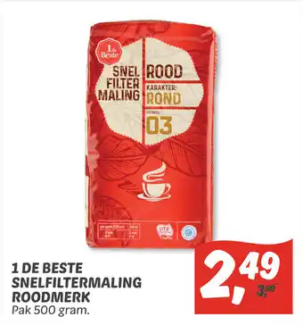 Dekamarkt 1 de beste snelfiltermaling roodmerk aanbieding