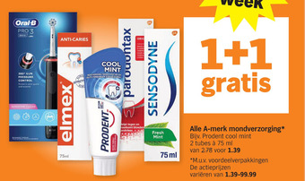Albert Heijn Alle A-merk mondverzorging aanbieding