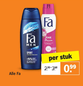 Albert Heijn Alle Fa aanbieding