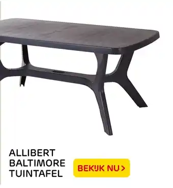 Praxis Allibert baltimore tuintafel aanbieding