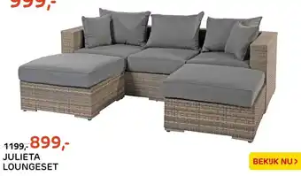 Praxis Tuincentrum Julieta loungeset aanbieding