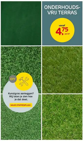Praxis Tuincentrum Onderhouds- vru terras aanbieding