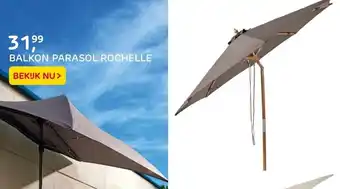 Praxis Tuincentrum Balkon parasol rochelle aanbieding