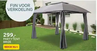 Praxis Tuincentrum Partytent brize aanbieding