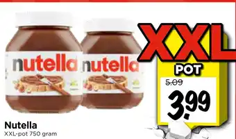 Vomar Voordeelmarkt Nutella aanbieding