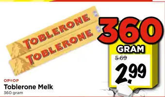 Vomar Voordeelmarkt Toblerone Melk aanbieding