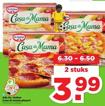 PLUS Dr. Oetker Casa di Mama pizza 2st aanbieding