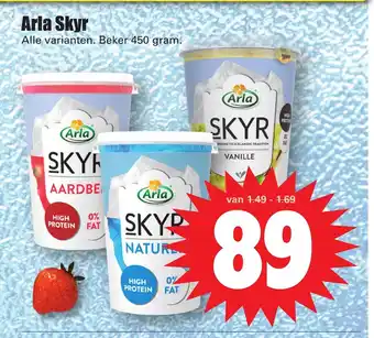 Dirk Arla Skyr alle varianten beker 450 gram aanbieding