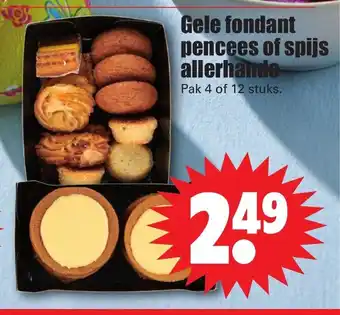 Dirk Gele fondant pencees of spijs allerhande pak 4 of 12 stuks aanbieding