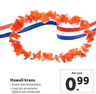 Lidl Hawaii krans aanbieding