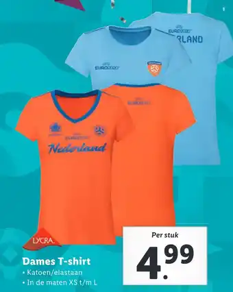 Lidl Dames T-shirt aanbieding