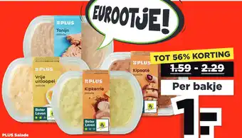 PLUS PLUS Salade aanbieding