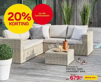 Praxis Central Park Loungeset Baix 20% Korting aanbieding