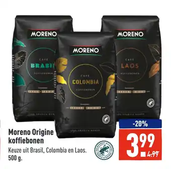 ALDI Moreno Origine koffiebonen KOT aanbieding