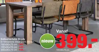 Budget Home Store Eetkamertafel Brody aanbieding