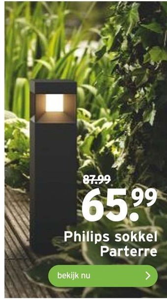 GAMMA Philips sokkel Parterre aanbieding