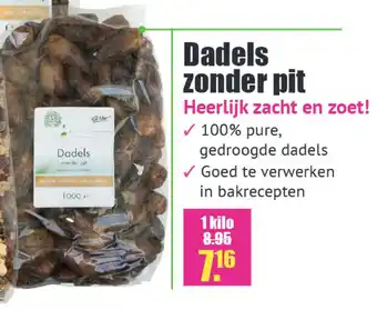 Gezond & Wel Dadels zonder pit aanbieding