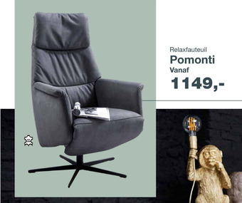 IN.HOUSE Relaxfauteuil Pomonti aanbieding