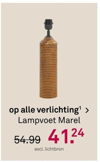 Karwei Lampvoet Marel aanbieding