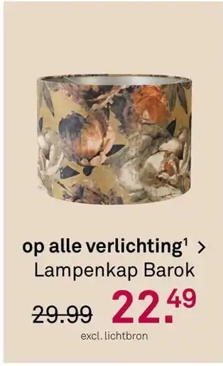 Karwei Lampenkap Barok aanbieding